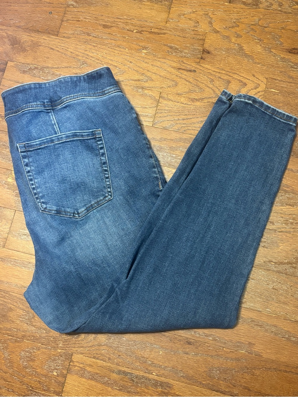 Lane Bryant Blue Stretch Jeggings in Classic Denim Wash
